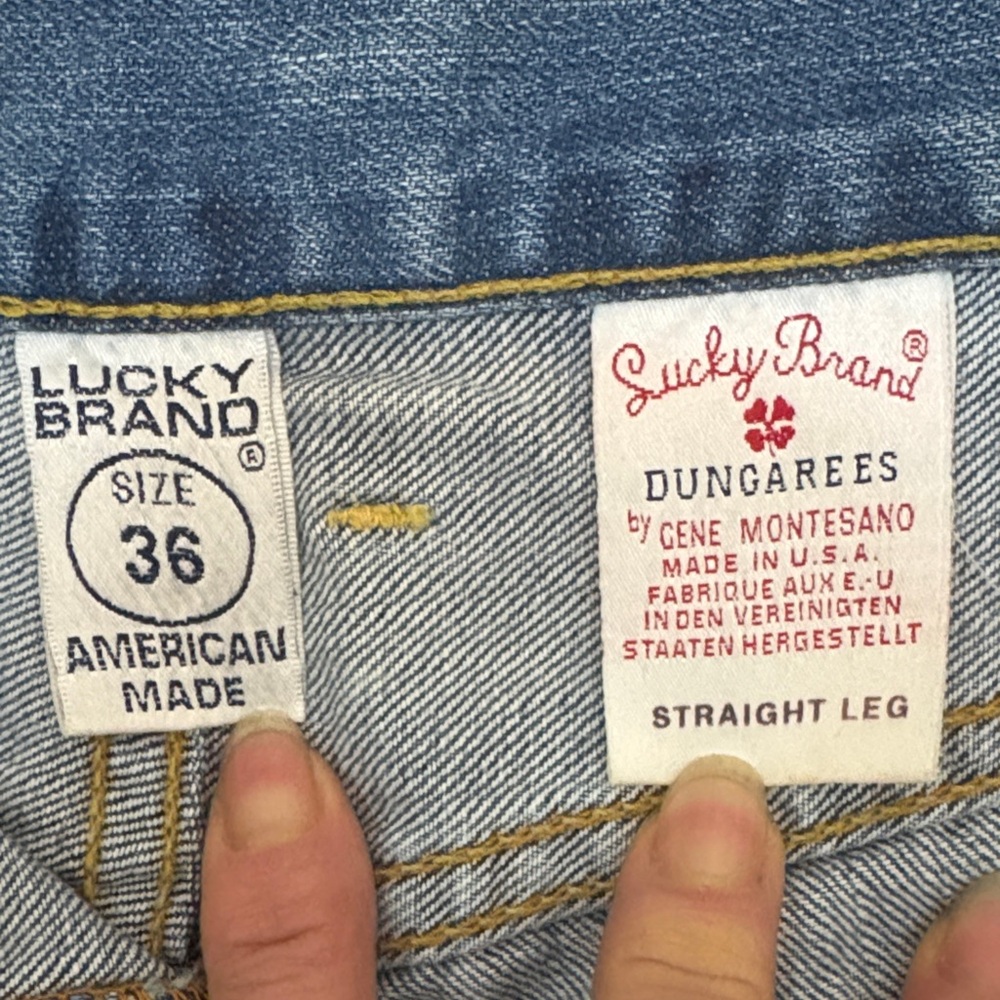 Lucky Brand Classic Blue Men's Jeans Size 36 - Picture 13 of 16